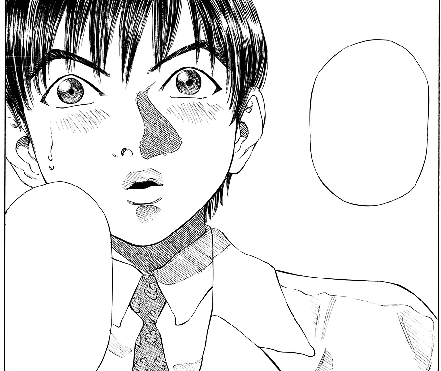 Manga panel: a startled young doctor, with balloons announcing who gets the part.